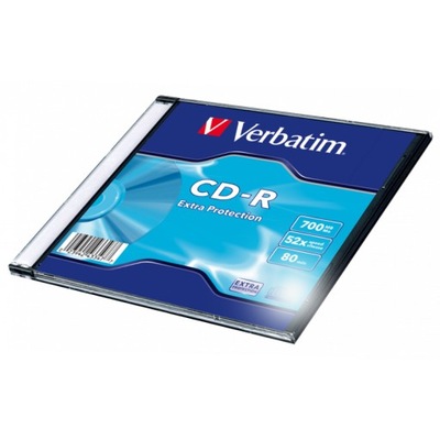 Płyta Verbatim CD-R Slim 700MB x52 80 min 1 szt.
