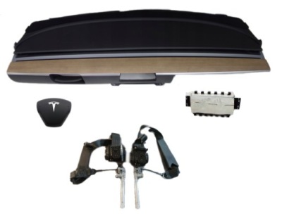 Tesla 3 y приборная панель подушка безопасности ремни комплект фото №1