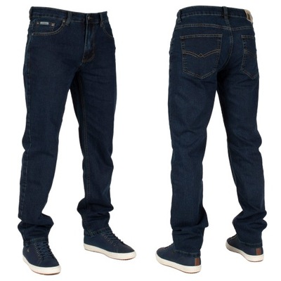 Spodnie męskie jeans W:40 104 cm L:32 grantowe