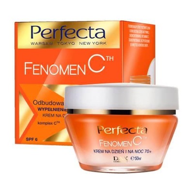 PERFECTA Fenomen C 60+ Krem na do twarzy na dzień i na noc SPF6, 50ml