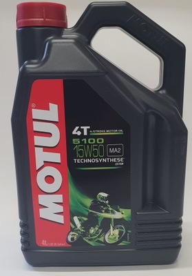 OLEJ MOTUL 5100 15W50 MA2 Ester 4 Litry