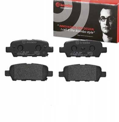 Тормозные колодки тормозные задняя brembo do infiniti fx 45 фото №1