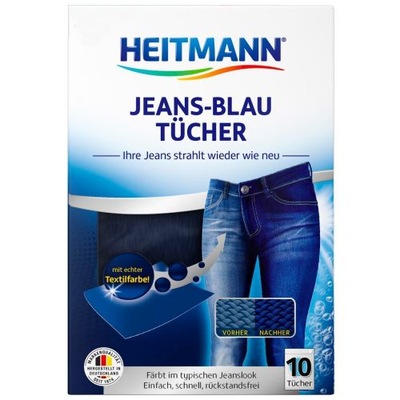 CHUSTECZKI DO JEANSU HEITMANN JEANS-BLAU 10SZT