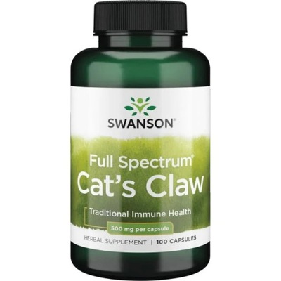 Suplement diety Swanson Health Products Cat's Claw 100 kapsułek