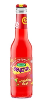 Hellena Oranżada czerwona szkło 275 ml