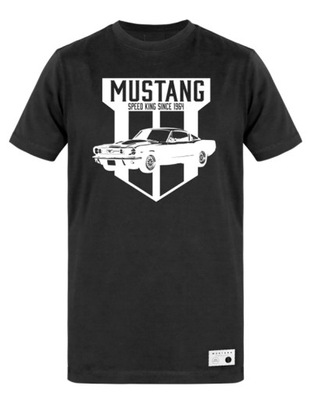 KOSZULKA FORD MUSTANG SPEED KING NEGRA ROZM. XL  