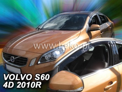 DEFLECTORES HEKO VOLVO S60 II 4D 2010-18 2 PIEZAS  