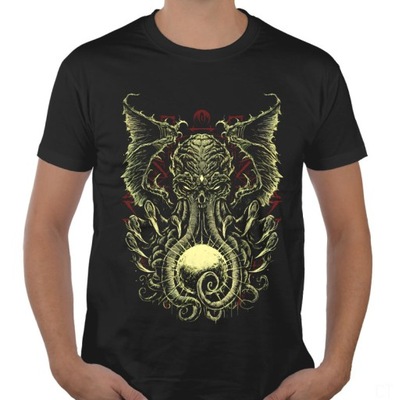 Koszulka męska CTHULHU 21 horror Lovecraft Dagon tshirt M