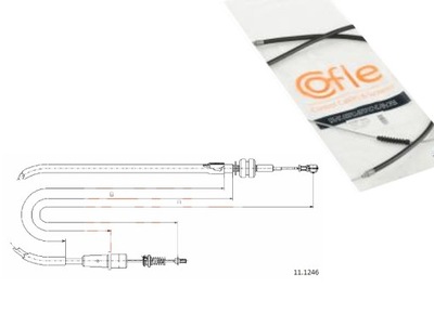 CABLE GAS COFLE 11.1246 OPEL ASTRA 98- 1.4 1.6 1.8 2.0 16V COFLE  