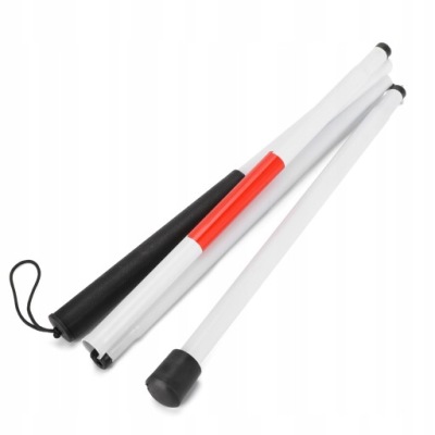 SKŁADANA LASKA PROWADZĄCA DLA NIEWIDOMYCH ALUMINIOWA