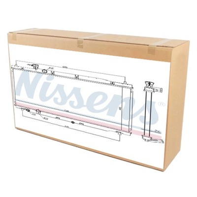 Nissens 681386 радіатор, система охолодження двигуна фото №1