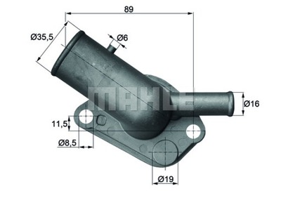 TERMOSTATY AUTOMOBILINIAI BEHR TI 64 87D 