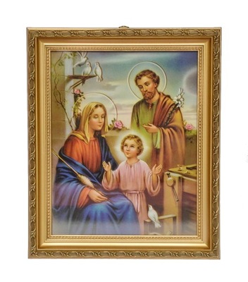 Obrazek Święta Rodzina w ramce 30 cm