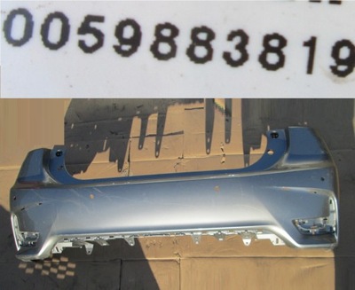 Бампер задняя задний lexus ct lift фото №1