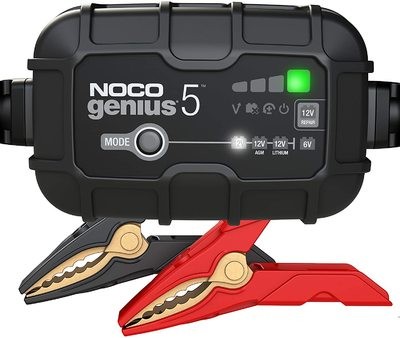 ЗАРЯДНИЙ ПРИСТРІЙ АВТОМАТИЧНИЙ GENIUS5 5A 6V / NOCO