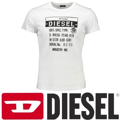 Diesel T-shirt Męski biały r. XL