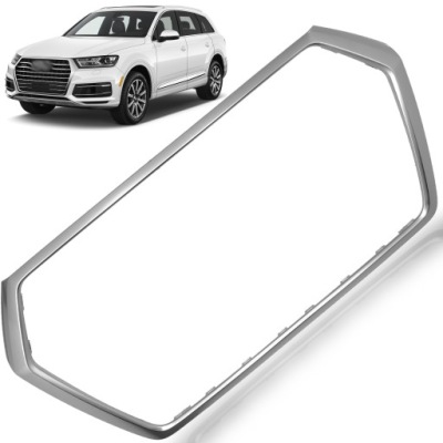 Хром рамка ободок решетка решётка перед audi q7 4m0 15-19 new satyna фото №1