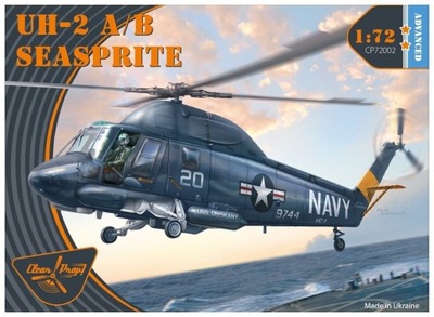 UH-2 A/B Seasprite Clear Prop! CP72002 skala 1/72