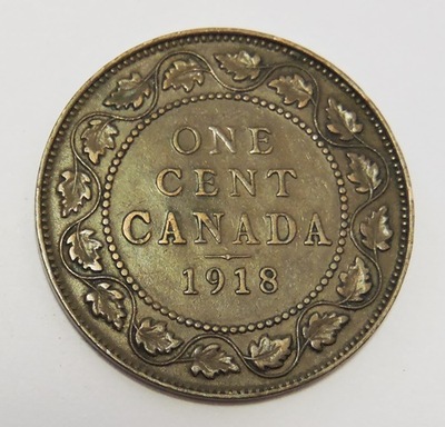 KANADA 1 cent 1918