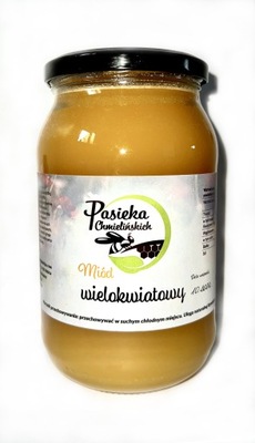 MIÓD WIELOKWIATOWY NATURALNY ŚWIEŻY 1,2 KG