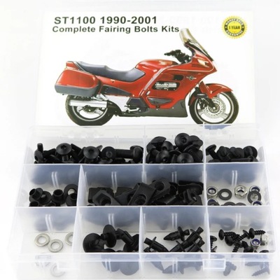 PARA HONDA ST1100 1990-2002 COMPUESTO COMPLETO DEFLECTORES MOTOCICLETA JUEGO PERNOS P  