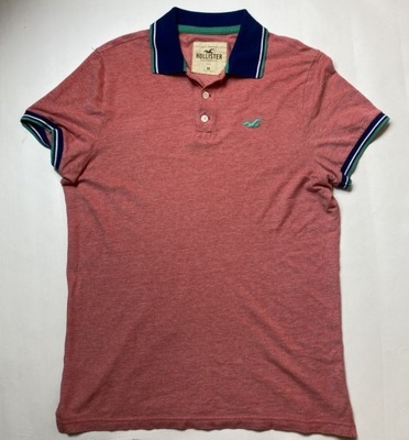 HOLLISTER oryginalne różowe POLO Abercrombie /M