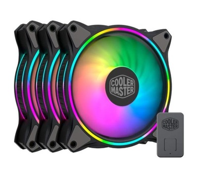 Wentylator do komputera Cooler Master Master MF120 Halo 3w1 120mm 3 sztuki