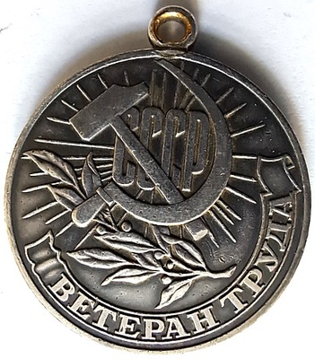 MEDAL - WETERAN PRACY - ZSRR - LATA 70-te XX wieku !