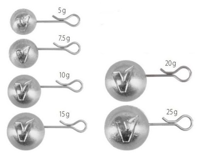 CIĘŻAREK SPINNINGOWY DRAGON V-POINT ZACISKOWY 15g