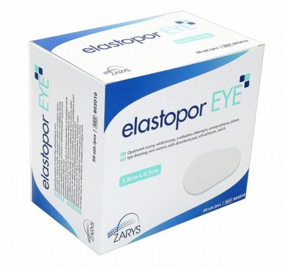 Opatrunek na oko elastopor EYE 5,8 cm x 8,3 cm