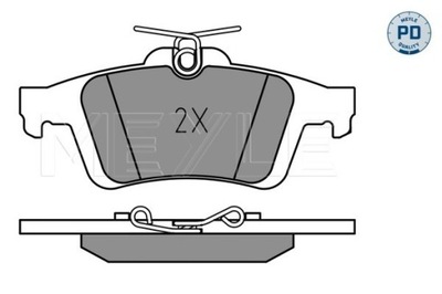 КОЛОДКИ HAM. FORD T. C-MAX/FOCUS/KUGA/TRA