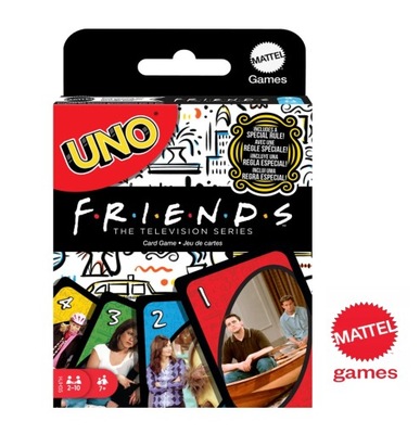 MATTEL Games | Towarzyska GRA karciana KARTY do gry UNO Przyjaciele FRIENDS