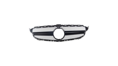 REJILLA DE RADIADOR TIPO DEPORTIVO BLACK A-TYPE CAMERA MERCEDES C-CLASS (W205) BERLINA (S205) T-  