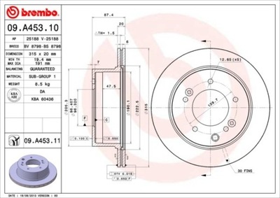 DISC BRAKE KIA SORENTO 02- REAR  