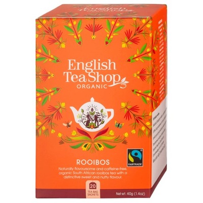 Herbata Bio Rooibos English Tea Shop 20 saszetek