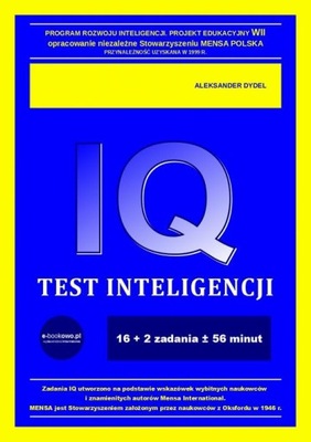 Test inteligencji IQ - e-book