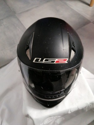 KASK LS2 FF384 BLADE 2 GLOSS BLACK blenda roz. L