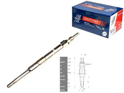 Свічка розжарювання fiat bravo 07 fast фото №1