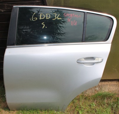 Дверь левая, задняя, 77003f1000, kia sportage iv, kcs - sparkling silver фото №1