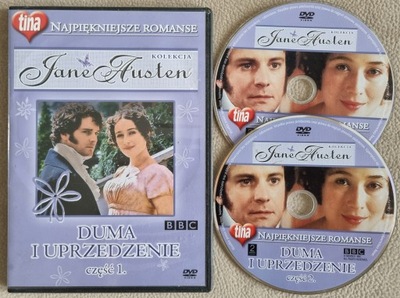 DUMA I UPRZEDZENIE JANE AUSTEN BBC CZĘŚĆ 1 + 2 DVD COLIN FIRTH WYDANIE PL
