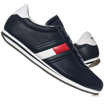 Buty męskie Tommy Hilfiger 00181 NAVY 41/42 ROZPAROWANE