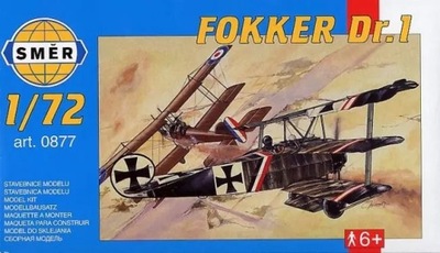 SMER 877 FOKKER Dr.I MODEL DO SKLEJANIA