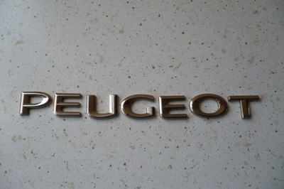 PEUGEOT DE CARGA 3 RIFTER EMBLEMA INSCRIPCIÓN PARTE TRASERA DE PUERTA 18-  