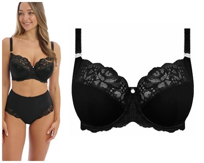 36F / 80G Fantasie Reflect black biustonosz soft