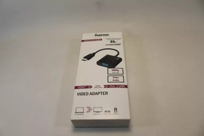 ADAPTER HDMI WT. - VGA GN + GNIAZDO JACK 3,5MM