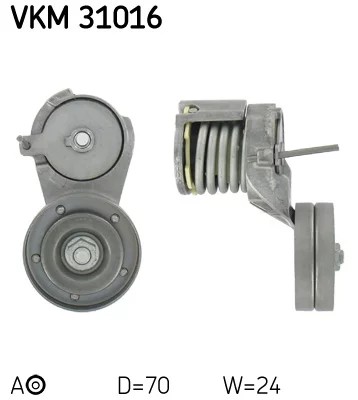 SKF VKM31016 НАТЯЖИТЕЛЬ MICRO-V SEAT LEON/TOLEDO/SKODA