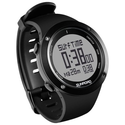 Wodoodporny zegarek nurkowy 10ATM w kolorze czarnym