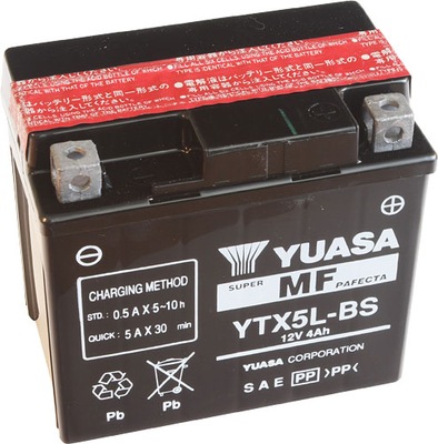 АКУМУЛЯТОР YUASA YT5L-BS YTX5L-BS 12V 4AH