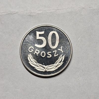 50 groszy 1987 Lustrzanka