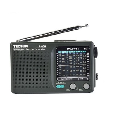 nowo Tecsun R-909 R909 Radio FM / MW / SW 9 zespół